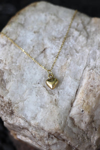 Dainty Gold Heart Necklace