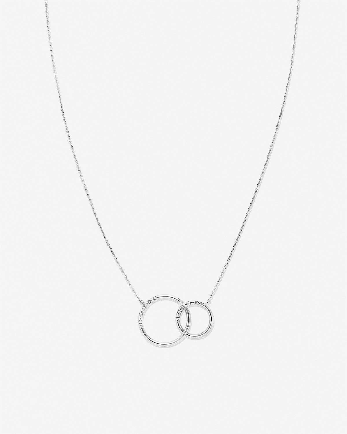 Family Interlocking Circles Necklace