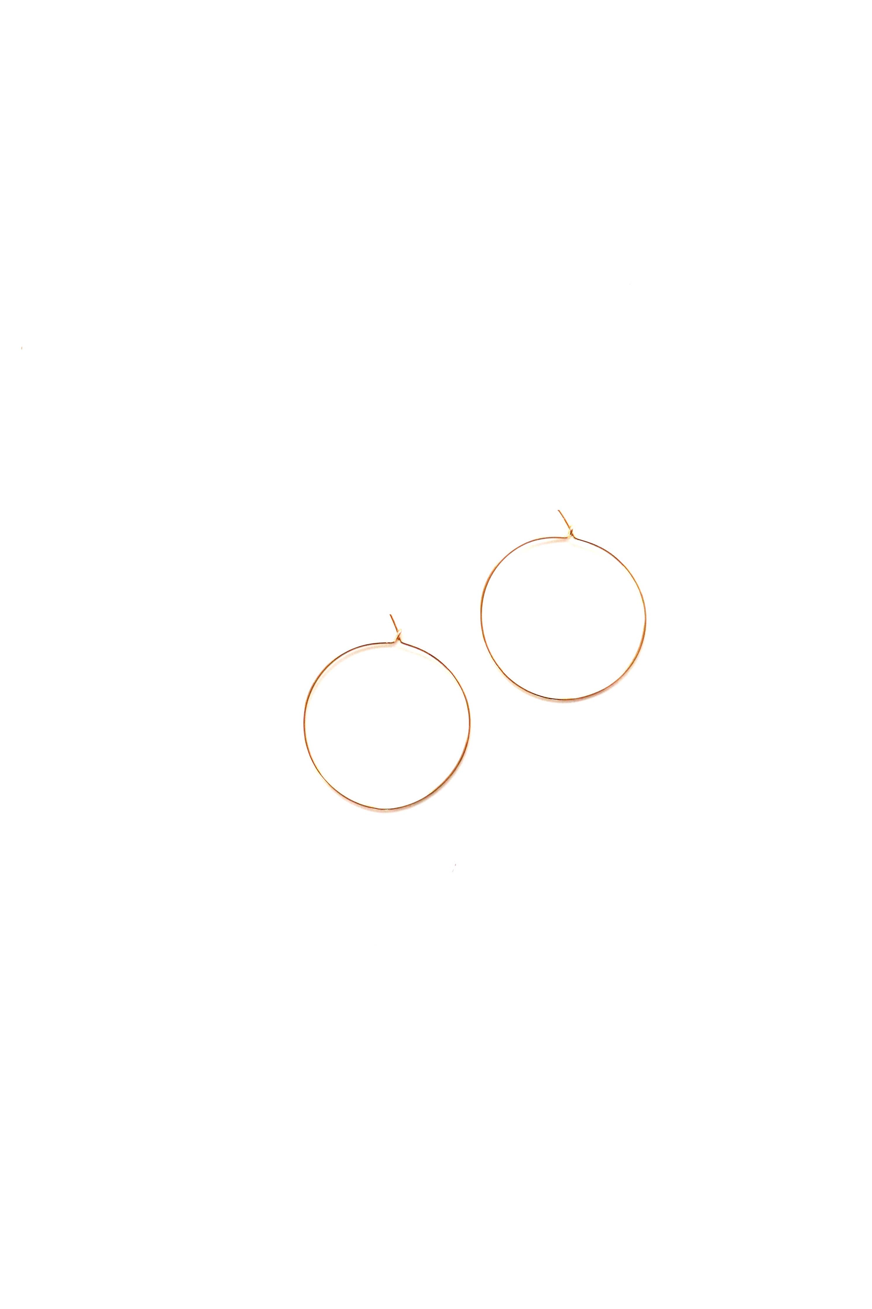 Dainty Gold Hoops