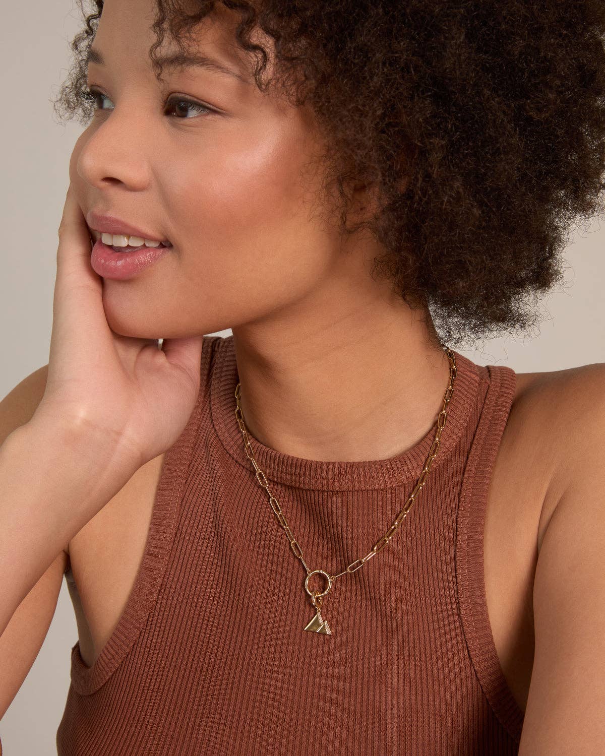Move Mountains Charm Necklace