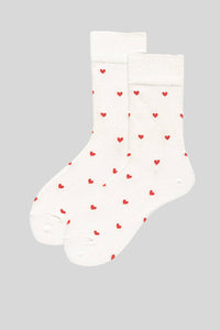 Heart Pattern Casual Cotton Socks