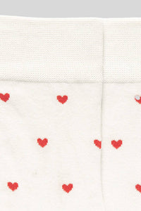 Heart Pattern Casual Cotton Socks