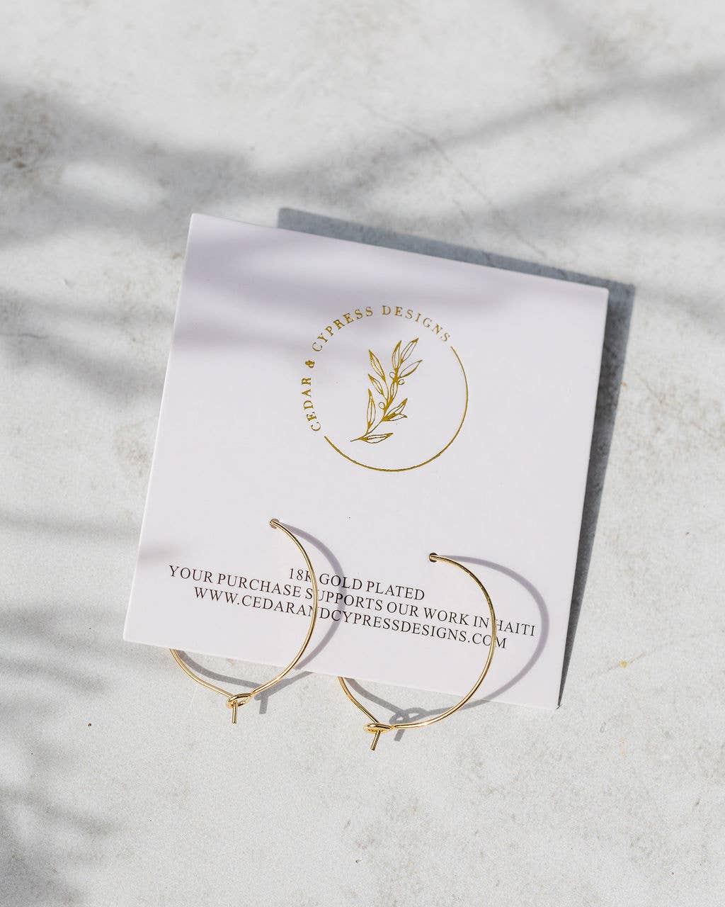 Dainty Gold Hoops