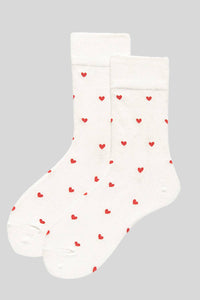 Heart Pattern Casual Cotton Socks