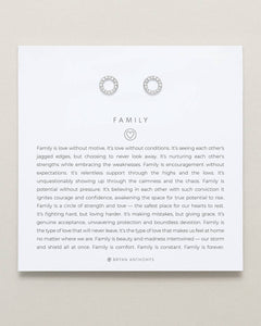 Family Stud Earrings