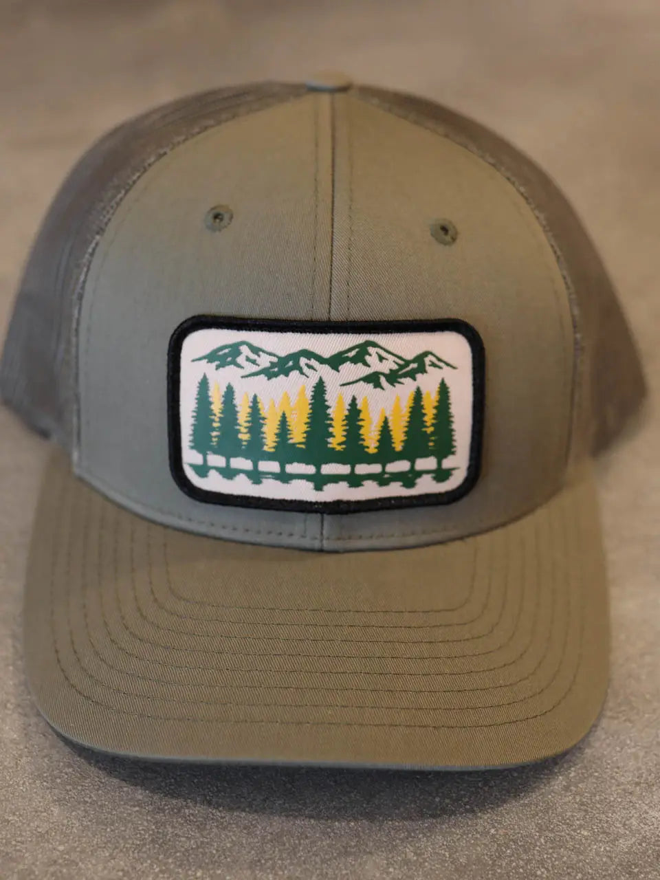 Tamarack Trees Trucker Hat - Olive