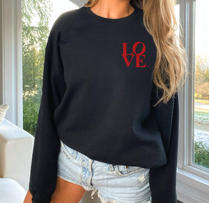 LOVE Valentines Sweatshirt