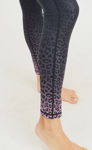 Leopard Ombre High Waisted Leggings