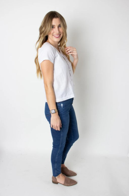 White Reverse Blouse