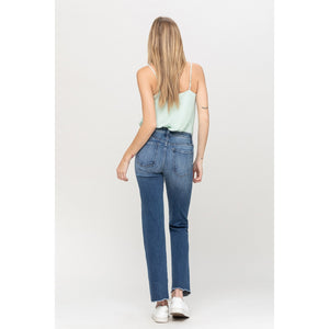 Telluride Distressed Mid Rise Jeans