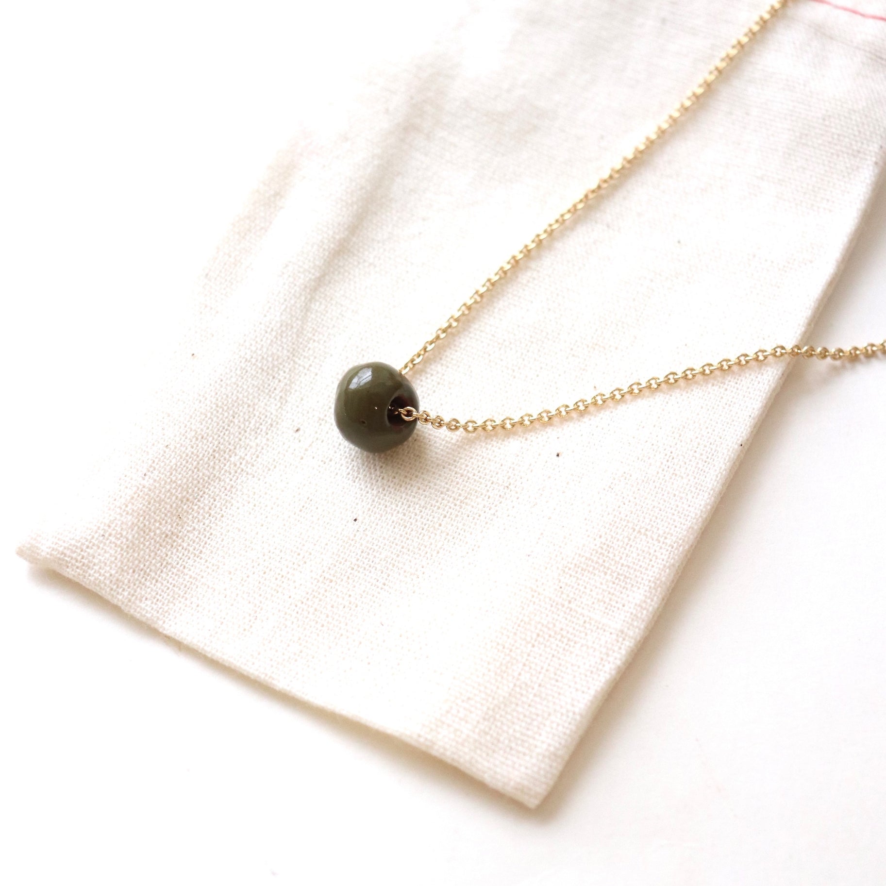 One Little Bead Necklace